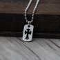 Chrome Hearts Pendant-S925 Sterling Silver Retro hollow cross tag Pendant