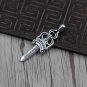 S925 Sterling Silver retro lovers style Saint Sword Pendant-Chrome Hearts dagger Pendant
