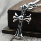 S925 Sterling Silver Punk style classic cross male and female Pendant-Chrome Hearts Pendant