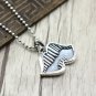 S925 Sterling Silver Hip hop punk style lip shaped teeth Pendant-Chrome Hearts Silver jewelry