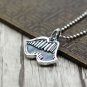 S925 Sterling Silver Hip hop punk style lip shaped teeth Pendant-Chrome Hearts Silver jewelry