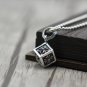 S925 Sterling Silver Square cross dice Pendant-Chrome Hearts Silver jewelry