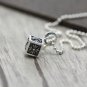 S925 Sterling Silver Square cross dice Pendant-Chrome Hearts Silver jewelry