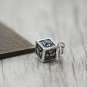 S925 Sterling Silver Square cross dice Pendant-Chrome Hearts Silver jewelry
