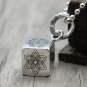 S925 Sterling Silver Square dice Pendant-Chrome Hearts Silver jewelry