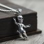 Chrome Hearts Silver jewelry-S925 Sterling Silver Retro Punk style Angel lovers Pendant
