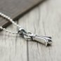 Chrome Hearts Silver jewelry-S925 Sterling Silver Retro Punk style Cross Pendant