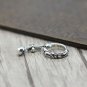 Chrome Hearts Silver jewelry-S925 Sterling Silver Retro Punk style Cross ring sweater chain pendant