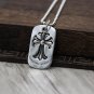 Chrome Hearts Dog Tag-S925 Sterling Silver Retro Punk style Cross Pendant