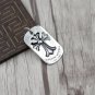 Chrome Hearts Dog Tag-S925 Sterling Silver Retro Punk style Cross Pendant