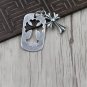 Chrome Hearts Dog Tag-S925 Sterling Silver Retro Punk style Cross Pendant