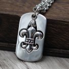 Chrome Hearts Dog Tag-S925 Sterling Silver Retro Punk style Anchorage Pendant