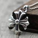 Chrome Hearts Silver jewelry-S925 Sterling Silver Retro Punk style Cross handcrafted Pendant