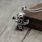 Chrome Hearts Pendant-S925 Sterling Silver Retro Punk style Skull handcrafted Pendant(big)