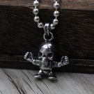 Chrome Hearts Pendant-S925 Sterling Silver Retro Punk style Skull handcrafted Pendant（Small）
