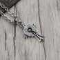 Chrome Hearts Pendant-S925 Sterling Silver Handmade horseshoe print Cross Pendant