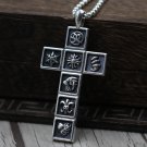 Chrome Hearts Pendant-S925 Sterling Silver Handmade Cross boat anchor multi element Pendant