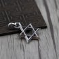 Chrome Hearts Silver jewelry-S925 Sterling Silver Retro Punk style Hollow six pointed star Pendant