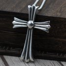 Chrome Hearts Pendant-S925 Sterling Silver Hand crafted rock punk style Big Cross Pendant