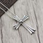 Chrome Hearts Pendant-S925 Sterling Silver Hand crafted rock punk style Big Cross Pendant