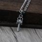 Chrome Hearts Pendant-S925 Sterling Silver Handmade hip-hop punk style dagger Pendant
