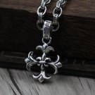 Chrome Hearts Pendant-S925 Sterling Silver Hand made Cruciform boat anchor couple Pendant