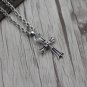 Chrome Hearts Pendant-S925 Sterling Silver Hand made retro Double Cross Pendant