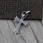 Chrome Hearts Pendant-S925 Sterling Silver Hand made retro Double Cross Pendant