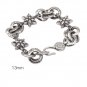 Chrome Hearts Bracelet-S925 Sterling Silver Hand made Retro six angle lovers Bracelet