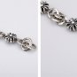 Chrome Hearts Bracelet-S925 Sterling Silver Hand made Retro classic cross lovers Bracelet