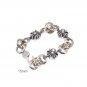 Chrome Hearts Bracelet-S925 Sterling Silver Hand made Retro classic cross lovers Bracelet
