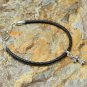 Chrome Hearts Bracelet-Rock retro fashion style leather string Cross Bracelet