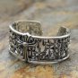 Chrome Hearts Bracelet-S925 Sterling Silver Hand made Rock retro style hollowed Cross Bracelet