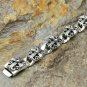 Chrome Hearts Bracelet-S925 Sterling Silver Handmade cross flower rock Bracelet
