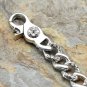 Chrome Hearts Bracelet-S925 Sterling Silver Retro rock style lobster clasp Cross Bracelet
