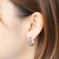 Chrome Hearts Cross army flower Earring S925 Sterling Silver Earring jewellery