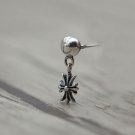 Chrome Hearts TINY E Cross Earring S925 Sterling Silver Earring jewellery