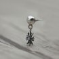Chrome Hearts TINY E Cross Earring S925 Sterling Silver Earring jewellery