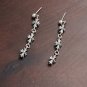 Chrome Hearts three TINY E Cross Earring S925 Sterling Silver Earring jewellery