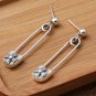 Chrome Hearts Cross paper clip Earring S925 Sterling Silver Earring jewellery