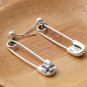 Chrome Hearts Cross paper clip Earring S925 Sterling Silver Earring jewellery