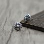 Chrome Hearts Retro Cross flower circular Earring S925 Sterling Silver Earring jewellery - Handmade