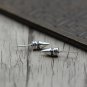 Chrome Hearts Retro rock bullet Earring S925 Sterling Silver Earring jewellery - Handmade