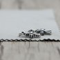 Chrome Hearts Retro baby fat Cross Earrings S925 Sterling Silver Earring jewellery - Handmade