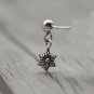 Chrome Hearts Retro Six star awn pendant Earring S925 Sterling Silver Earring jewellery - Handmade