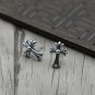 Chrome Hearts Retro rock Cross Earring S925 Sterling Silver Earring jewellery - Handmade