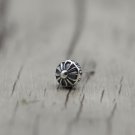 Chrome Hearts Handmade Cross sphere Earring S925 Sterling Silver Earring jewellery - free shipping
