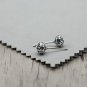 Chrome Hearts Handmade Cross sphere Earring S925 Sterling Silver Earring jewellery - free shipping