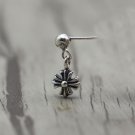 Chrome Hearts Small Cross Earring S925 Sterling Silver Earring jewellery - free shipping