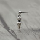 Chrome Hearts Small Bullet Pendant Earring S925 Sterling Silver Earring - Handmade jewellery